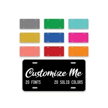 Gepersonaliseerde vliegtuigkentekenplaat aanpassen