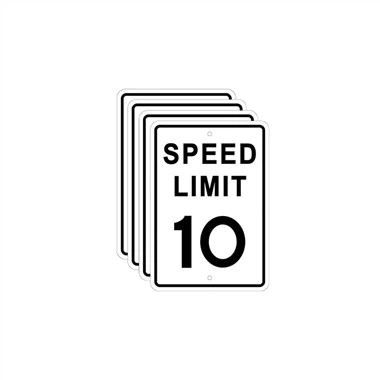 Voertuig Snelheidslimiet Teken